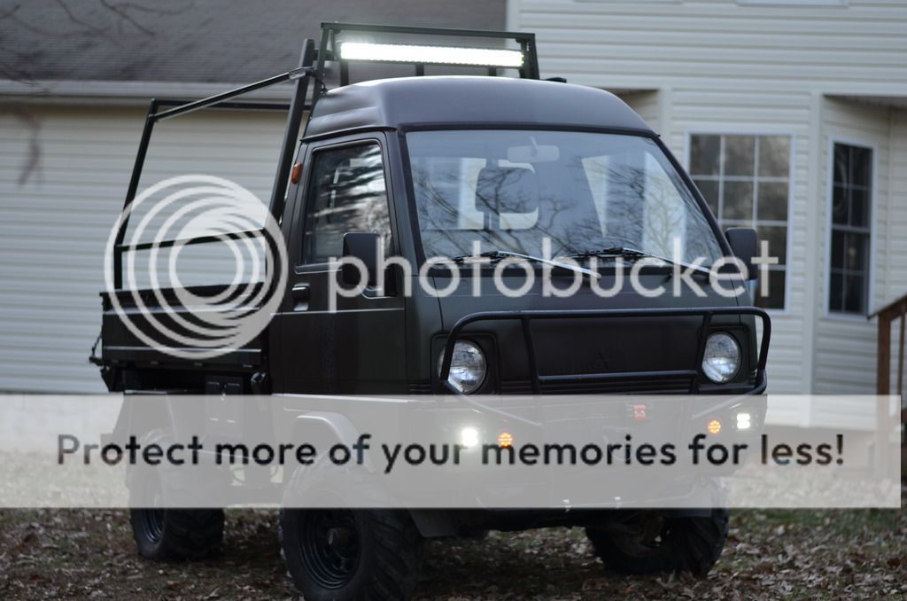 Mitsubishi Minicab: Offroad KEI Mini Truck. 4WD, lift kit, dump bed w